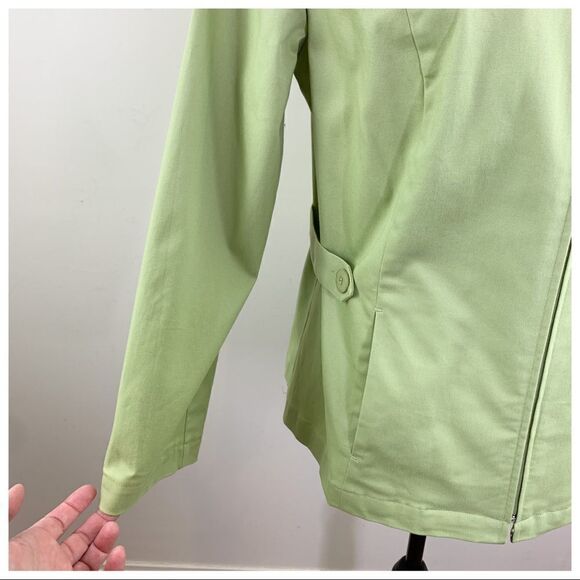 Appleseed's Light Green‎ Cotton Front Zip Jacket M - Picture 5 of 11